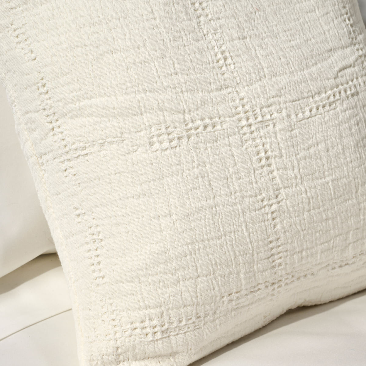 08 01 0389 Capa Almofada 40x40 Campestre Off White 002
